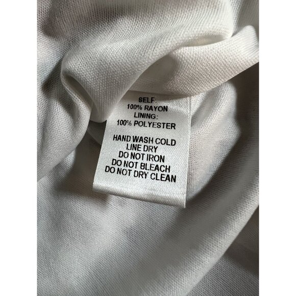 Lulus Dress Womens S White Paisley Shift Mini Nikolai Lined Preppy Church Summer - Picture 12 of 12